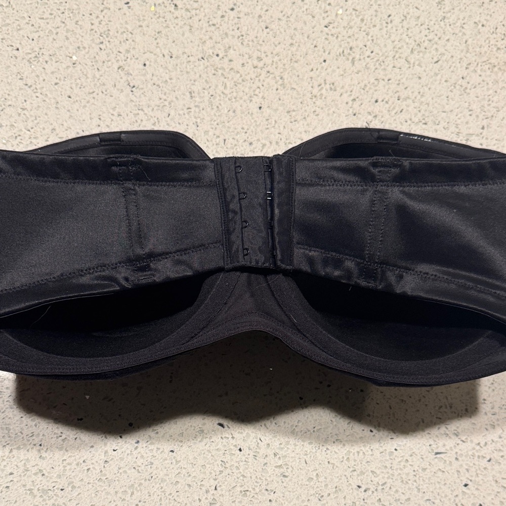 Wacoal Black Strapless Bra Red Carpet Underwire 38H - Picture 7 of 7